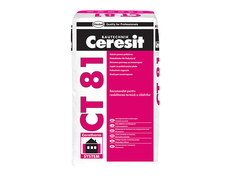 Клейовий розчин для полістиролу Ceresit CT 81, 25 кг