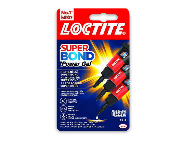 Миттєвий клей Loctite Super Bond, 3 г