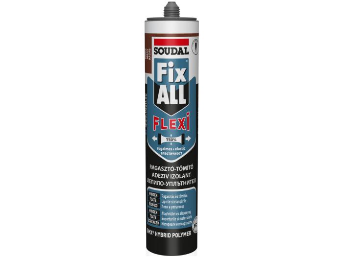 Монтажно лепило Soudal Fix All Flexi, сиво, 290 мл