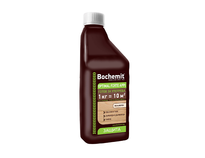Импрегнант за дърво Bochemit Optimal Forte, безцветен, 1 кг