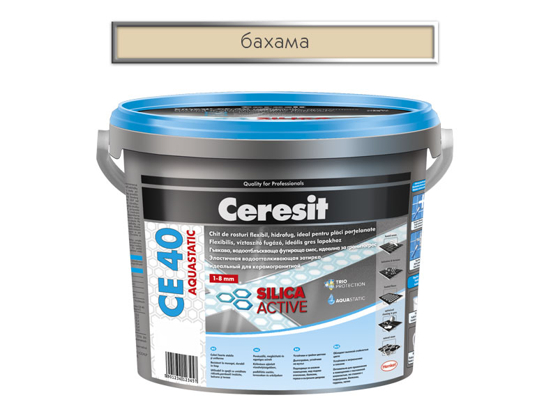 Фугираща смес Ceresit CE 40, цвят Bahama, 2 кг