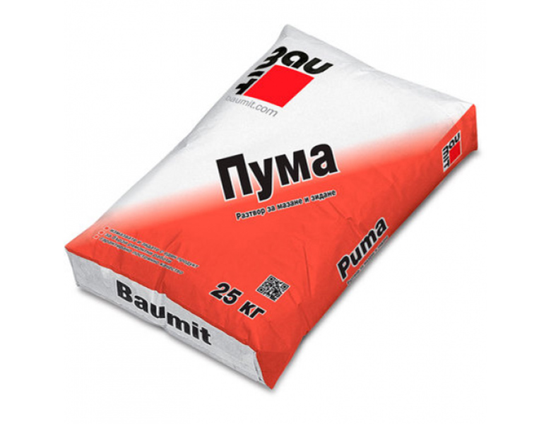 Варо-циментов разтвор Baumit Puma, 25 кг
