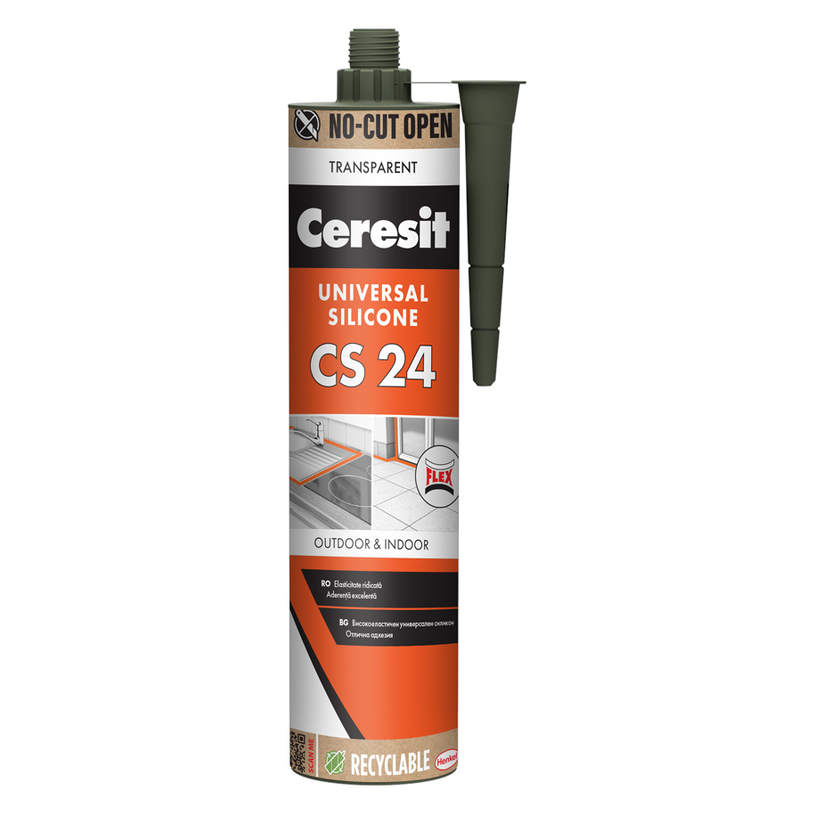 Универсален силикон Ceresit CS 24, бял, 280 мл