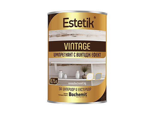 Bochemit Estetik Vintage wood treatment, graphite, 750 ml
