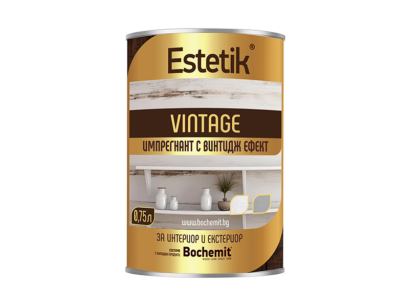 Bochemit Estetik Vintage wood preservative, porcelain, 750 ml