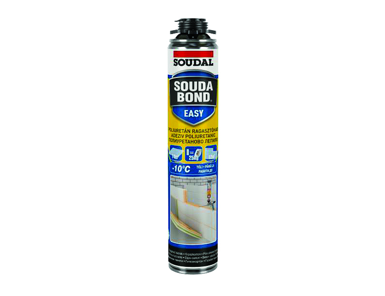 Зимна пистолетна PU пяна Soudal Soudabond Easy, 750 мл
