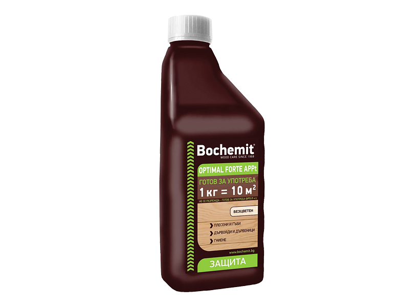 Готов импрегнант за дърво Bochemit Optimal-Forte APPt, кафяв, 1 кг