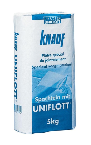 Шпаклівка для гіпсових плит Knauf Uniflott, 5 кг