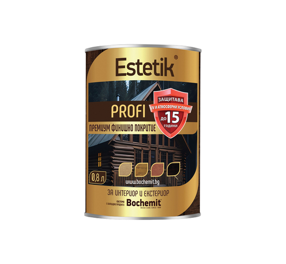 Bochemit Estetik Profi 15+ oil-based wood preservative, Rosewood, 800 ml