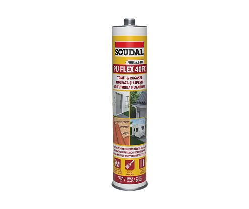 Soudal Flex 40FC polyurethane sealant, teak, 300 ml