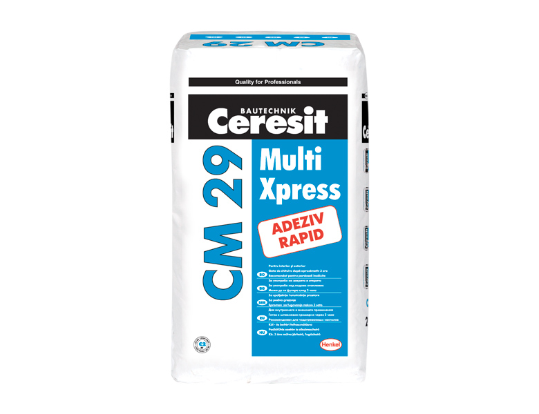 Ceresit CM 29 fast-drying flexible tile adhesive, 25 kg