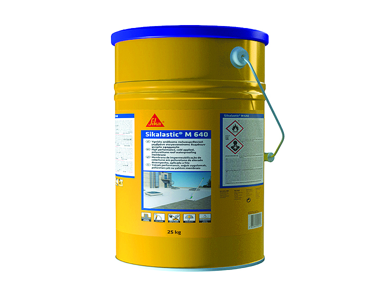 Полиуретанова хидроизолация Sika Sikalastic M 640, бяла, 6 кг
