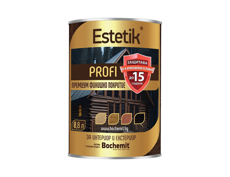 Bochemit Estetik Profi 15+ oil-based wood preservative, Oak, 800 ml